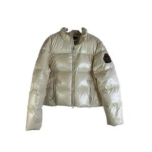 Lauren Ralph Lauren Cream Puffer Jacket